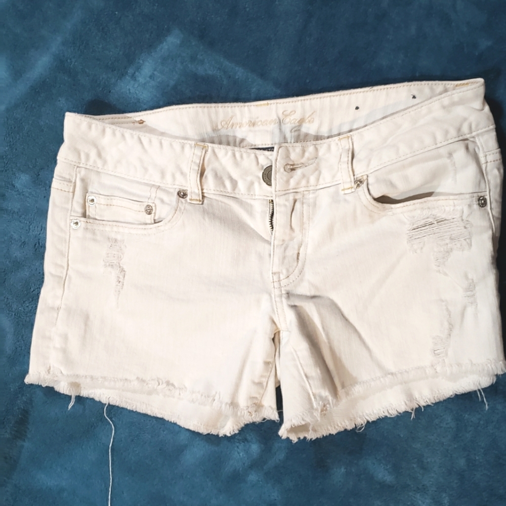 AMERICAN EAGLE womens denim shorts size 6